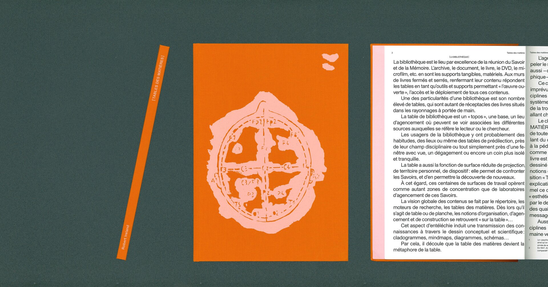 Unithèque Dorigny, UNIL, [Table des matières], Robert Ireland